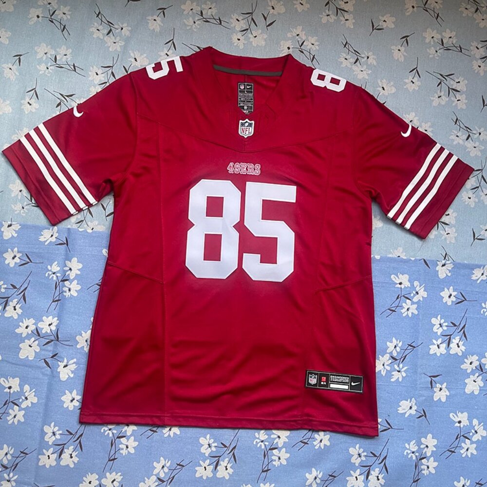 San Francisco 49ers George Kittle Nike Red Vapor Limited Player Jersey
